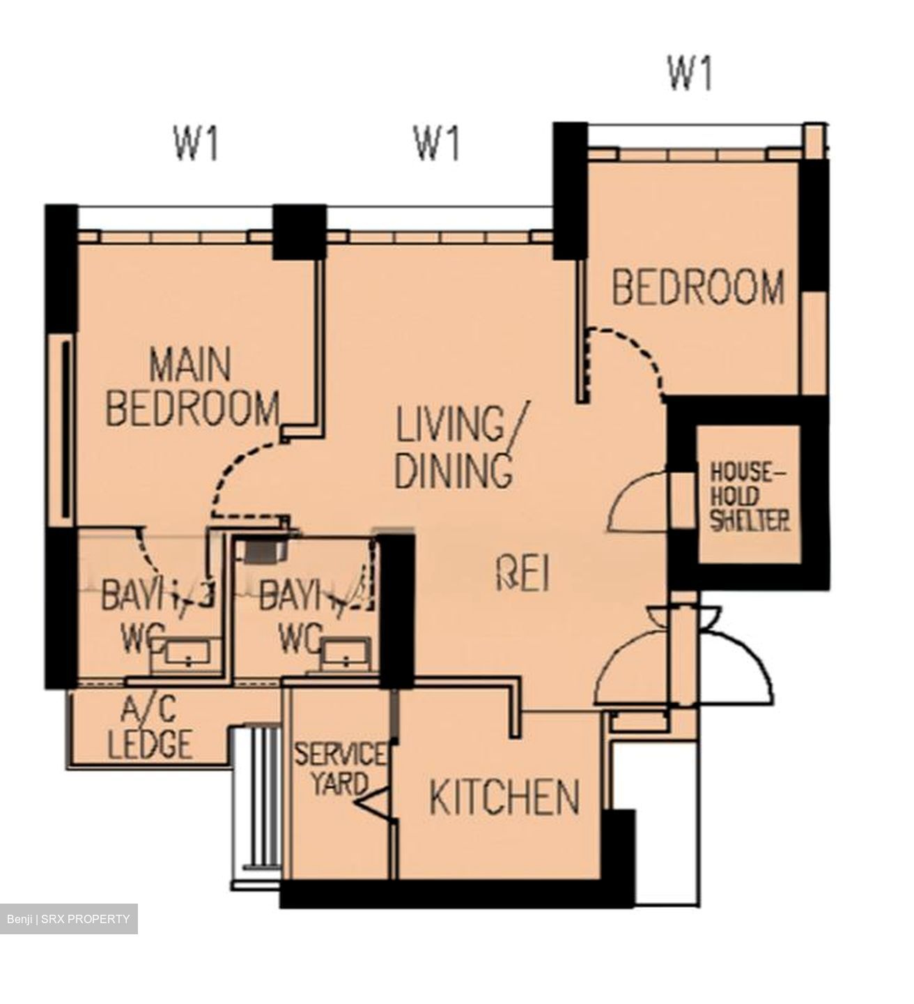 Blk 95 Skyparc @ Dawson (Queenstown), HDB 3 Rooms #521350721